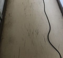 会社の床洗浄ワックス　広島市