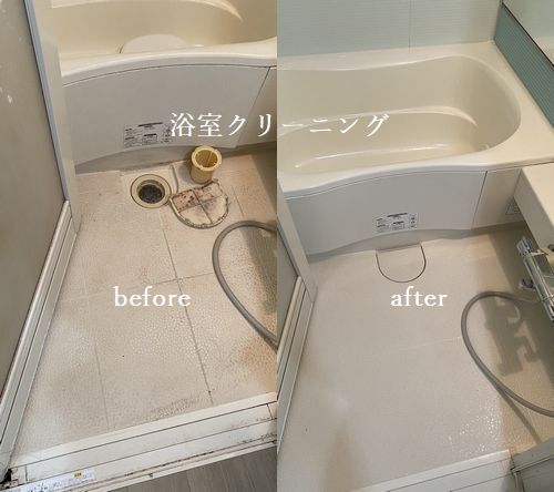 広島市佐伯区にて浴室クリーニング+エプロン内部洗浄